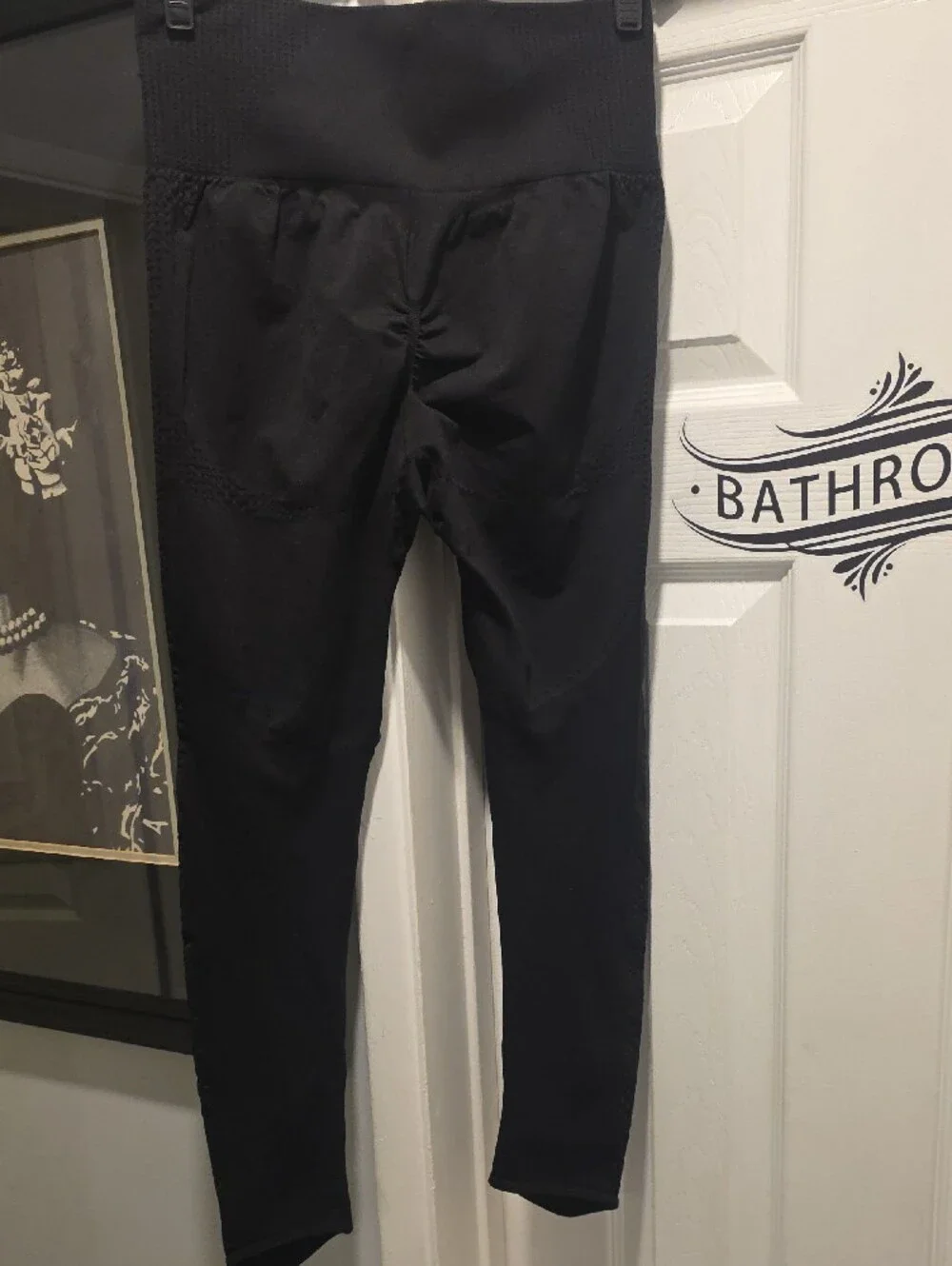 High-Waist Black Leggings